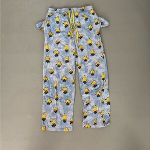 Kids Minions Pajama Pants - Blue and Yellow